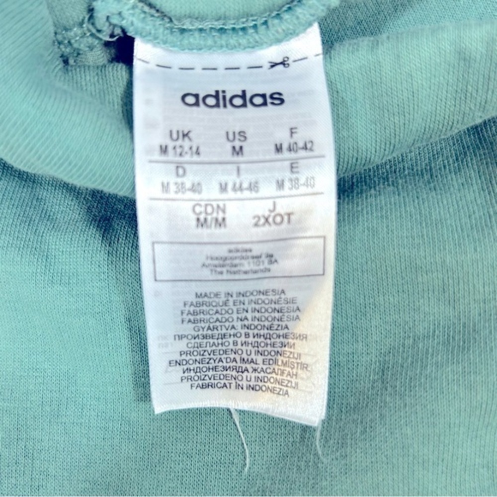 Adidas Women’s Green Long Sleeve Sweatshirt Size M‎ - Picture 7 of 8